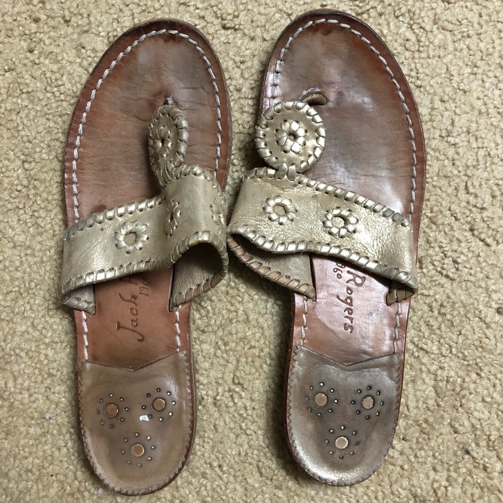 ⚡️SALE⚡️VERY USED Jack Rogers Stardust sandals
